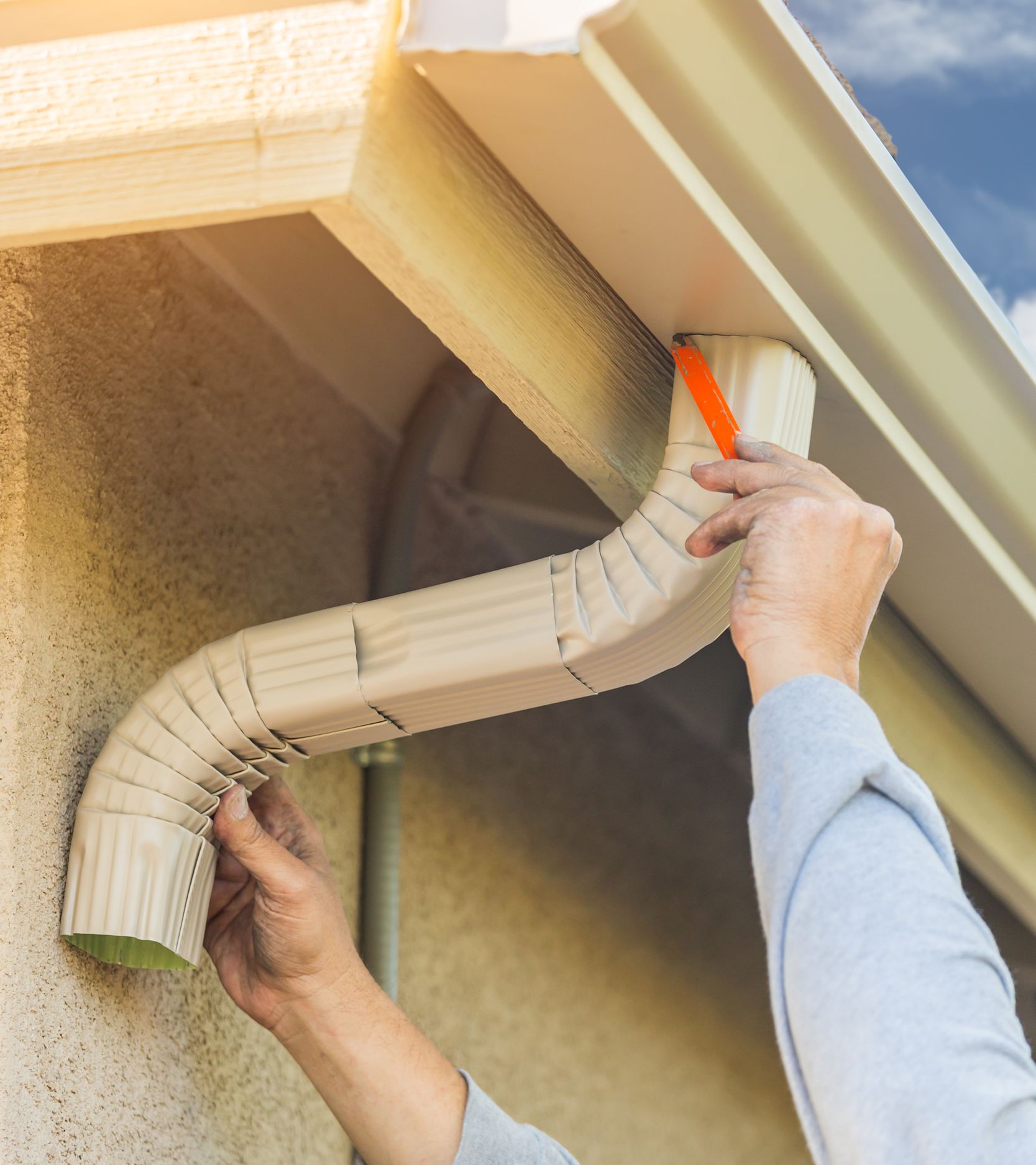 Beautiful Custom Gutters
